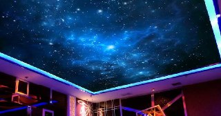 Натяжной потолок звездное небо Тула, цена от 5272 руб.
